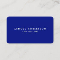 Rounded Corner Phthalo Blue Professional Minimal