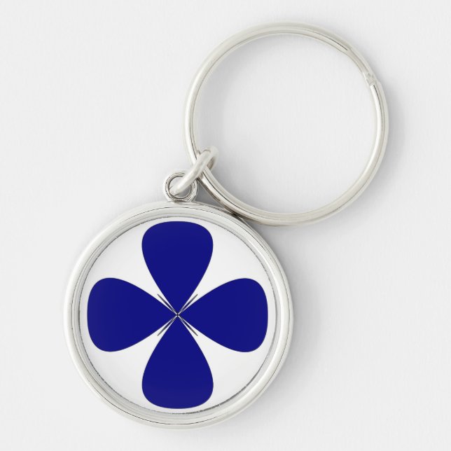 ROUNDED CROSS KEY RING (Front)