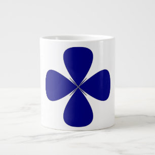 ROUNDED CROSS LARGE COFFEE MUG