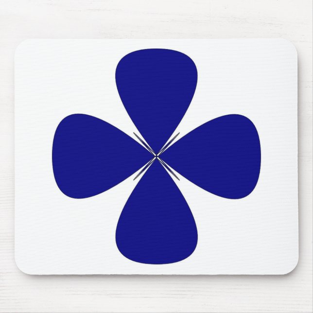 ROUNDED CROSS MOUSE MAT (Front)