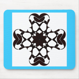 ROUNDED CROSS MOUSE MAT