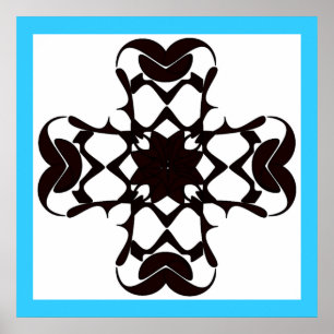 ROUNDED CROSS POSTER