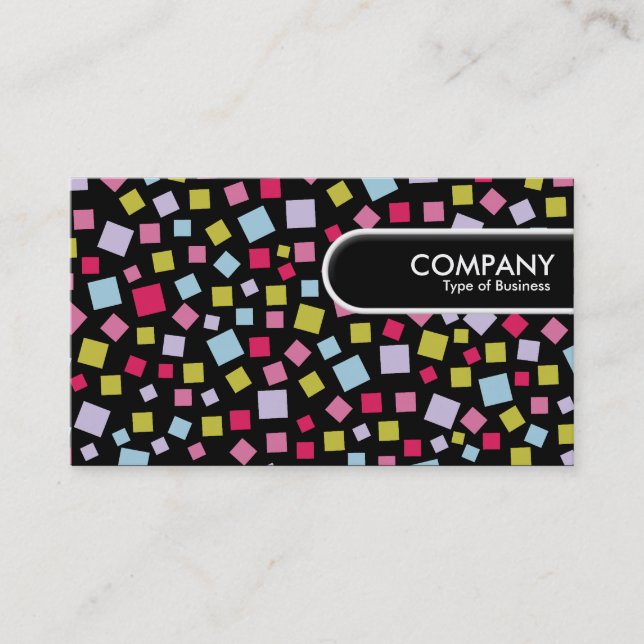 Rounded Edge Tag - Cascading Colours (Front)