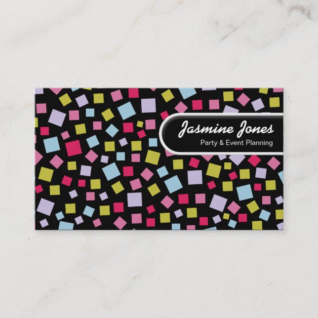 Rounded Edge Tag - Cascading Colours (Front)