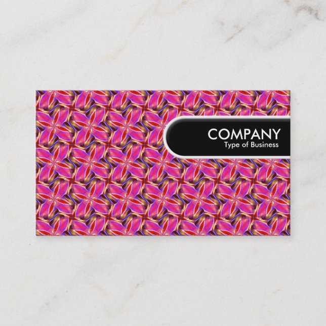 Rounded Edge Tag - Colourful Geometric 03 (Front)