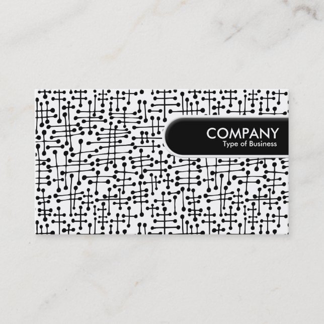 Rounded Edge Tag - Connected Spots (Front)