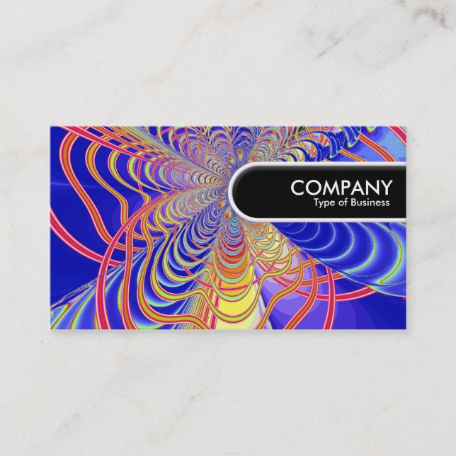 Rounded Edge Tag - Fractal Abstract 061012d (Front)