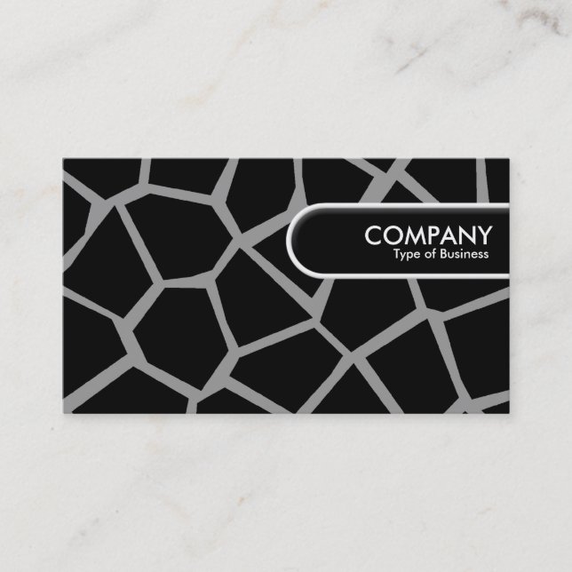 Rounded Edge Tag - GoGiraffe Grey 999999 (Front)