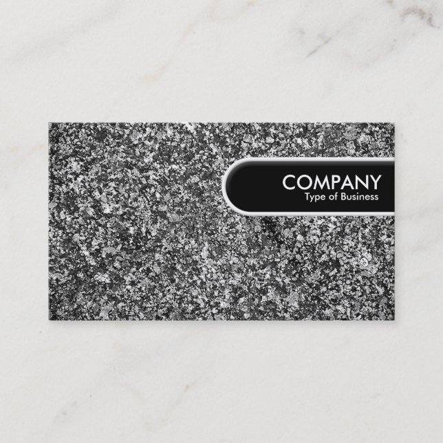 Rounded Edge Tag - Granite (Front)