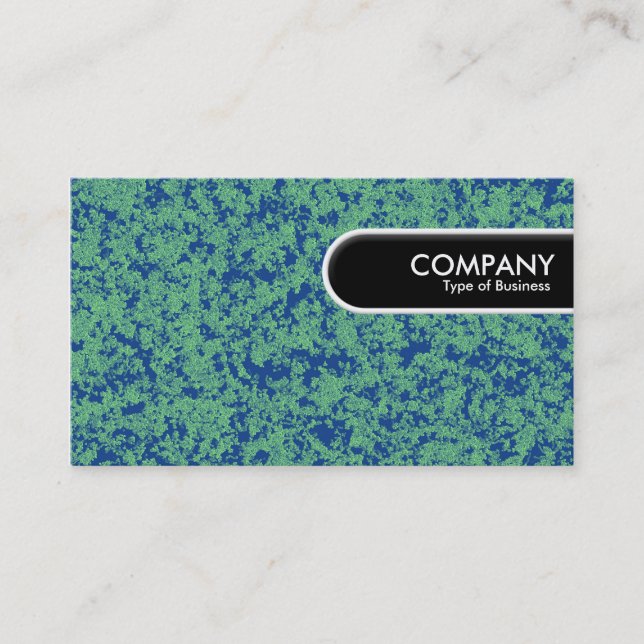 Rounded Edge Tag - Green Blue Mineral (Front)