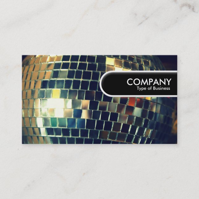 Rounded Edge Tag - Mirror Ball (Front)