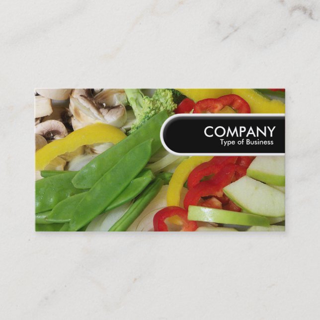Rounded Edge Tag - Stir-fry Vegetables 02 (Front)