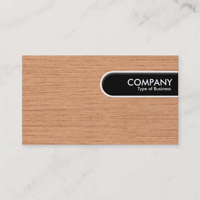Rounded Edge Tag - Wood (Front)
