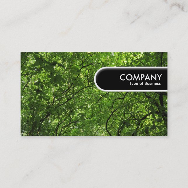 Rounded Edge Tag - Woodland Canopy (Front)