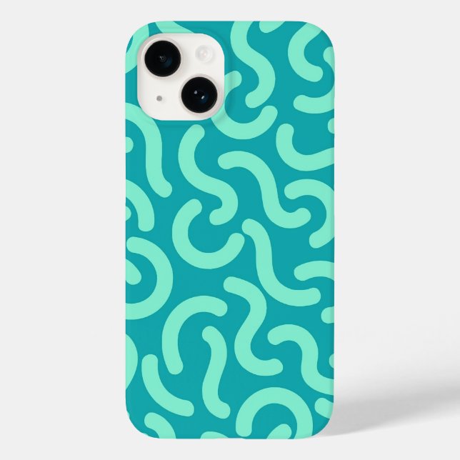 Rounded Lines Seamless Patterns Case-Mate iPhone Case (Back)