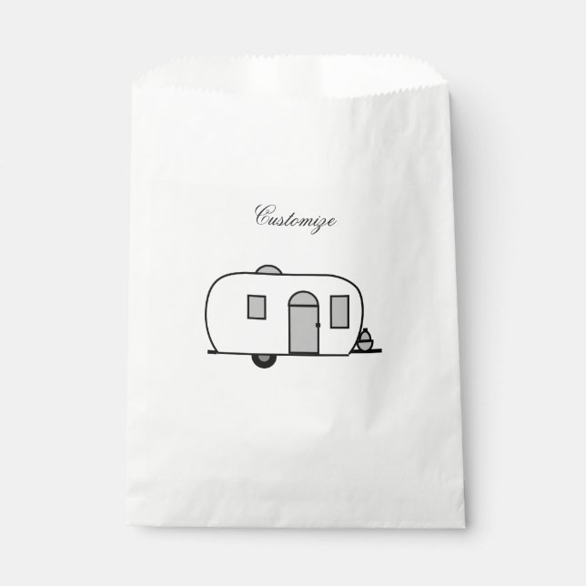 Rounded travel trailer Thunder_Cove Favour Bags (Front)