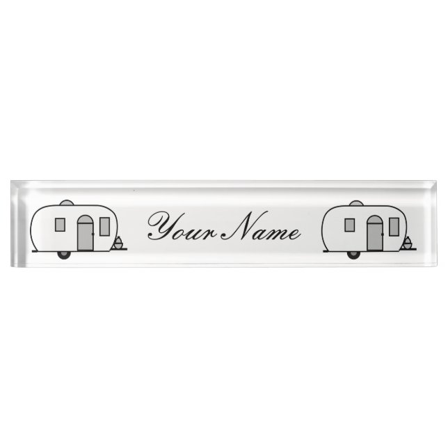 Rounded travel trailer Thunder_Cove Nameplate (Front)