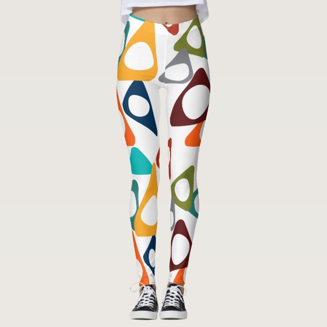 Rounded Triangles  Leggings (Front)