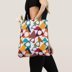 Rounded Triangles Tote Bag