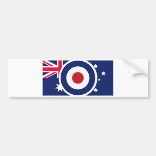 Roundel Australia Target Scooter Style Bumper Sticker