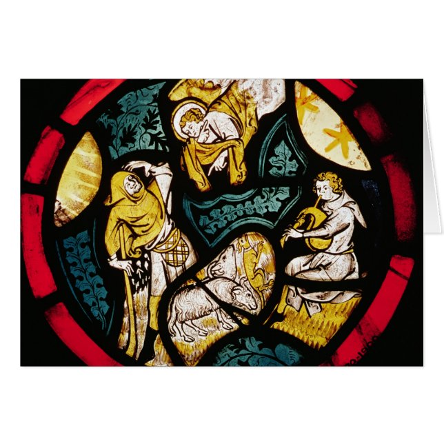 Roundel depicting the Annunciation to Shepherds (Front Horizontal)