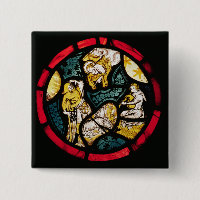 Roundel depicting the Annunciation to Shepherds