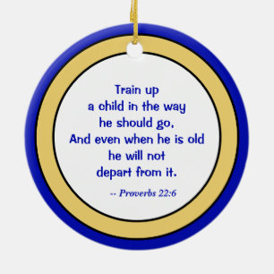 Roundel of St Viator of Lyon the Catechist (LD 01) Ceramic Tree Decoration