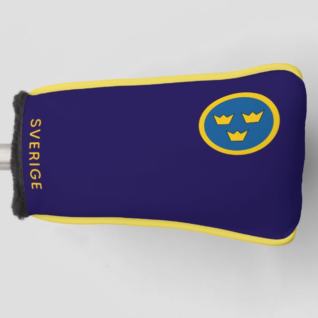 Roundel of Sweden Golf Head Cover (Front)