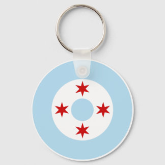 Roundel of the Chicago Air Force (Fighter Wing) Key Ring