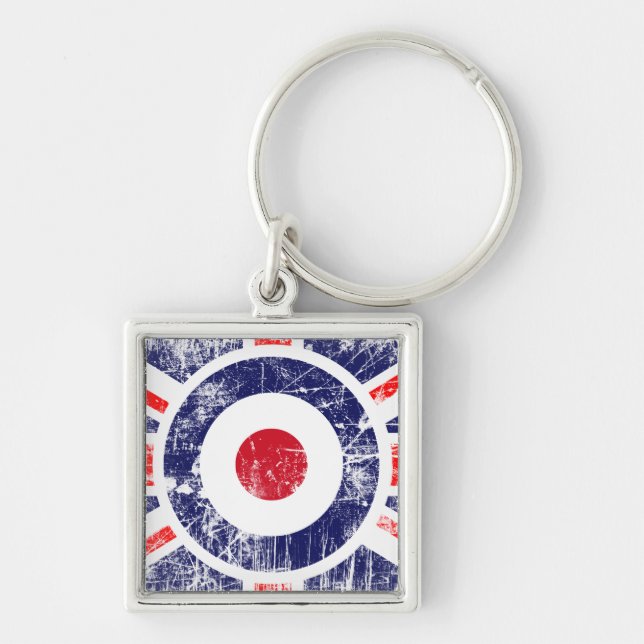 Roundel Target Mods UK Target Union Jack Key Ring (Front)
