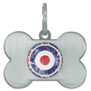 Roundel Target Mods UK Target Union Jack Pet ID Tag