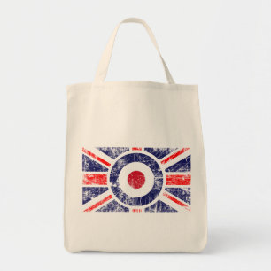Roundel Target Mods UK Target Union Jack Tote Bag