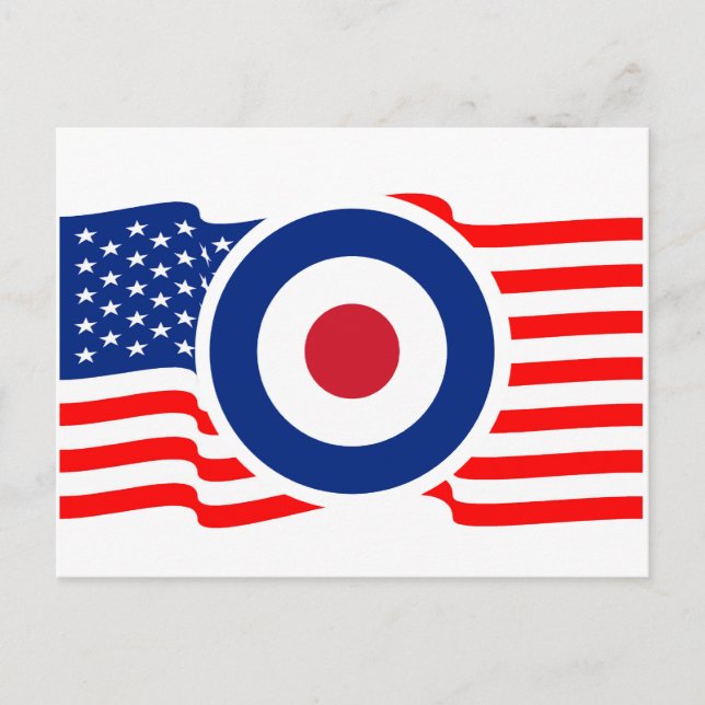 Roundel USA Target Graphic Postcard (Front)