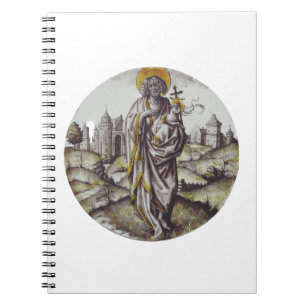 Roundel with Saint John The Baptist Notebook