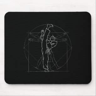 Roundhouse Kick Kickboxing Kung Fu Mma Tae-kwon-do Mouse Mat