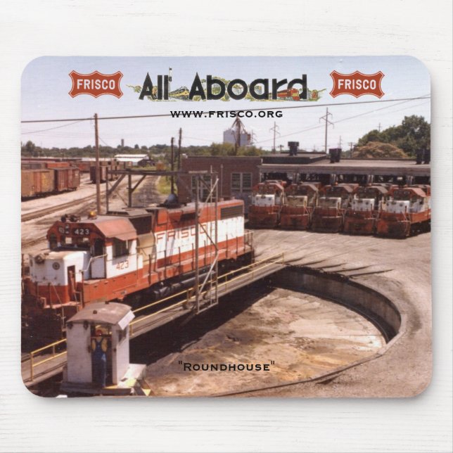 Roundhouse Mouse Mat (Front)