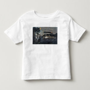 Rounding a Bend on the Mississippi Steamboat Toddler T-Shirt