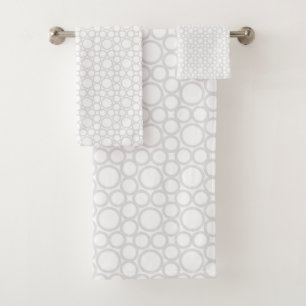 Rounding Stars White/G Decor-Soft Modern Towels