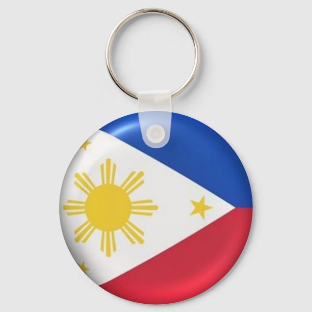 roundphilippineflag key ring (Front)