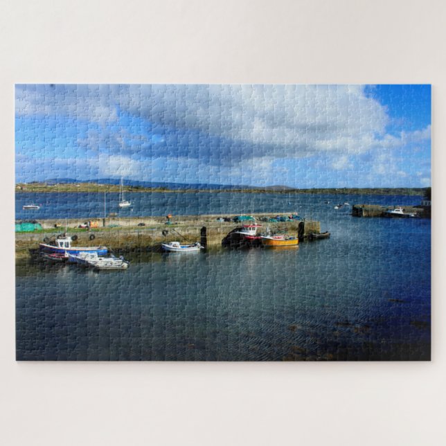Roundstone Pier Jigsaw Puzzle (Horizontal)