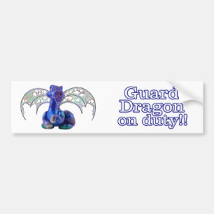 Rourke : Guard Dragon On Duty Bumper Sticker