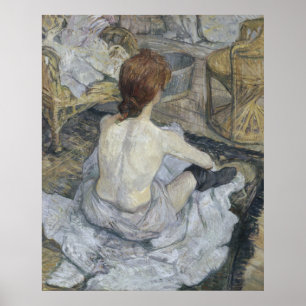 Rousse La Toilette Toulouse-Lautrec Poster