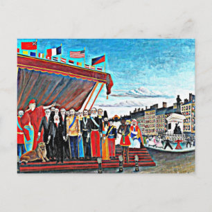 Rousseau art:The Representatives of Foreign Powers Postcard