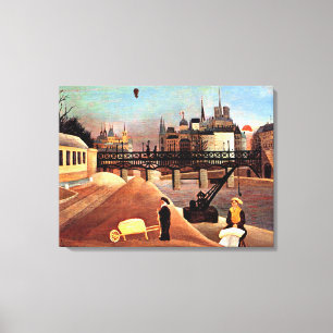 Rousseau - Ile Saint Louis and Notre Dame Canvas Print