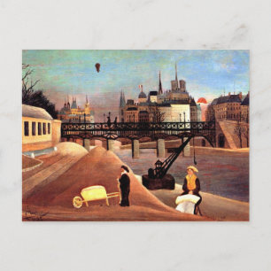 Rousseau - Ile Saint Louis and Notre Dame Postcard