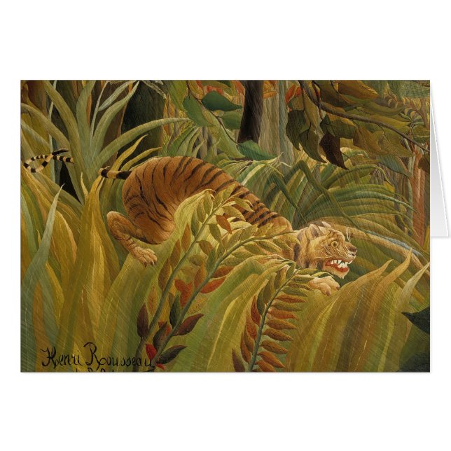 Rousseau Jungle Tropical Tiger Art (Front Horizontal)