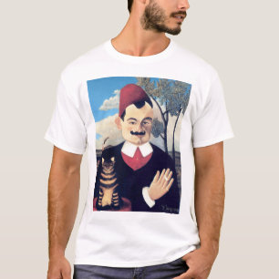 Rousseau - Portrait of Pierre Loti Man with Cat T-Shirt