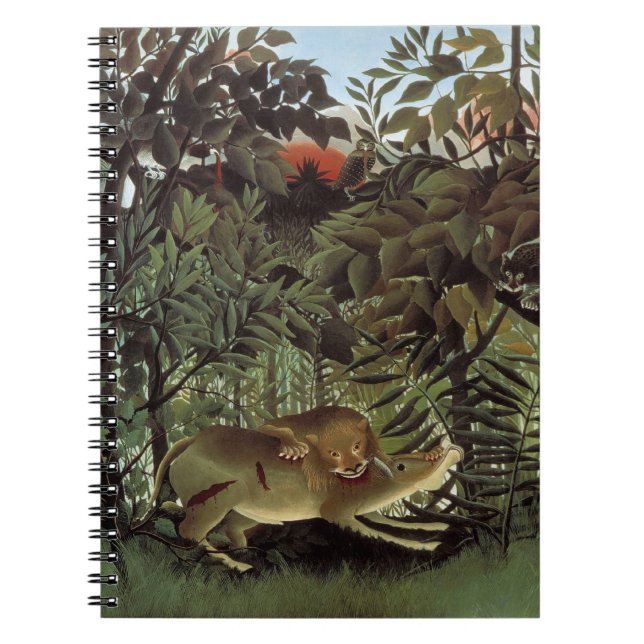Rousseau’s Hungry Lion notebook (Front)