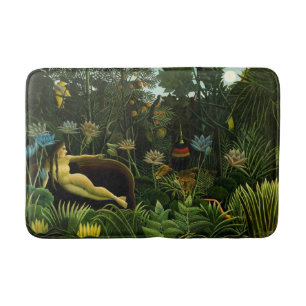 Rousseau’s “The Dream” art bath mats