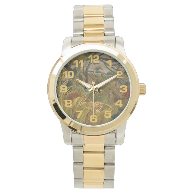 Rousseau’s Tiger art watch (Front)